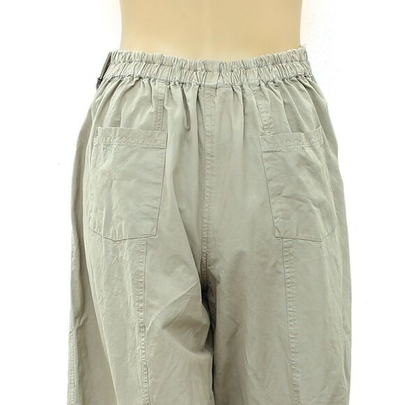 Ewa I Walla Solid Vintage Pocket Gray Trouser Pants Wide Leg Cotton S NWD 282993 - Picture 4 of 7